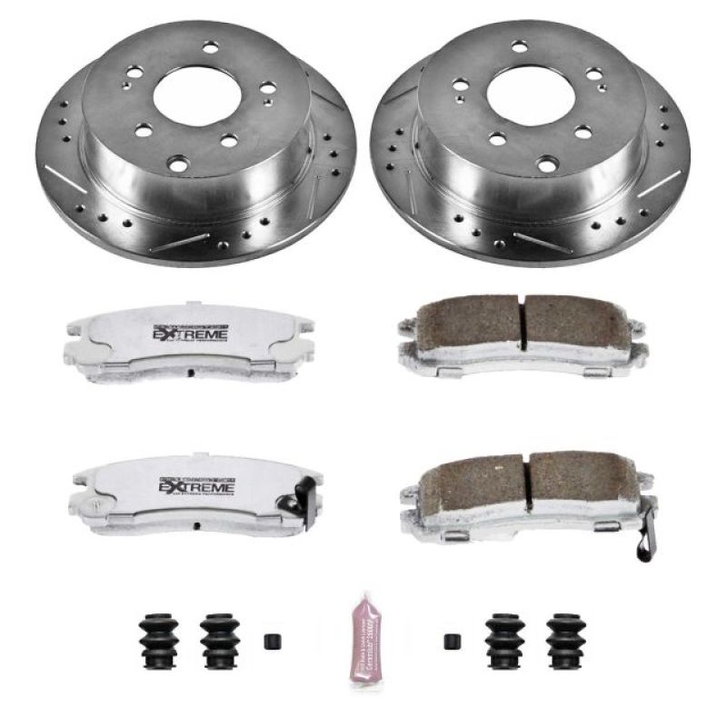 PSB Z26 Street Warrior Kit - Power Stop 06-12 Mitsubishi Eclipse Rear Z26 Street Warrior Brake Kit