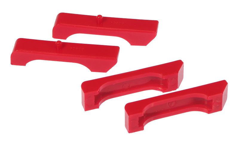 PRO Radiator Insulators - Red - Prothane 68-87 GM Small Block Radiator Insolators - Red