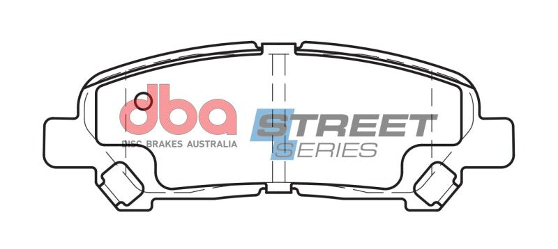 DBA Street Series Brake Pads - DBA 08-13 Toyota Highlander Street Series Rear Brake Pads