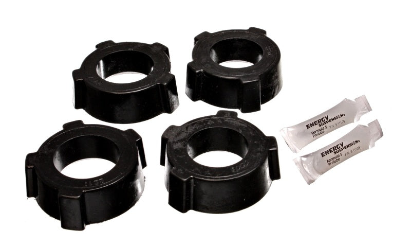 ES Spring/Shackle Bush - Black - Energy Suspension 53-68 VW (Air Cooled) Swing Axle Suspension Black Rear Spring Plate Bushing Set