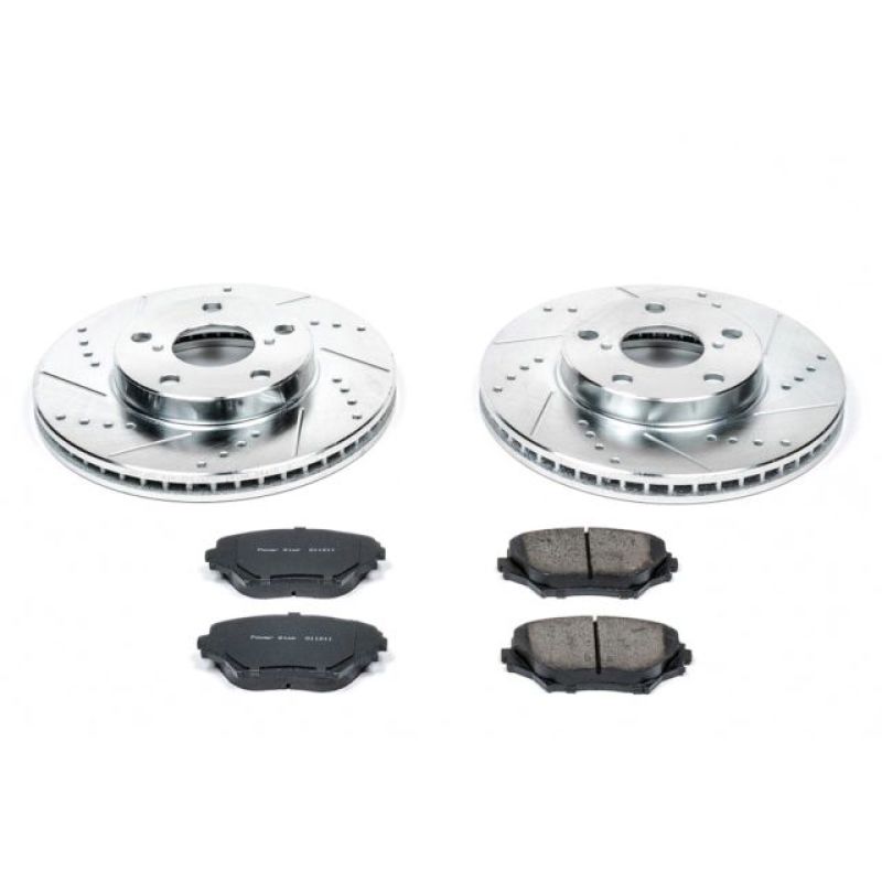 PSB Z23 Evolution Kit - Power Stop 01-05 Toyota RAV4 Front Z23 Evolution Sport Brake Kit