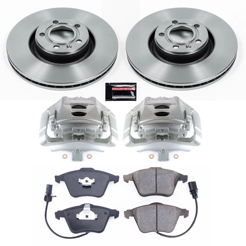 PSB Autospecialty Caliper - Power Stop 05-08 Audi A6 Quattro Front Autospecialty Kit w/Cals
