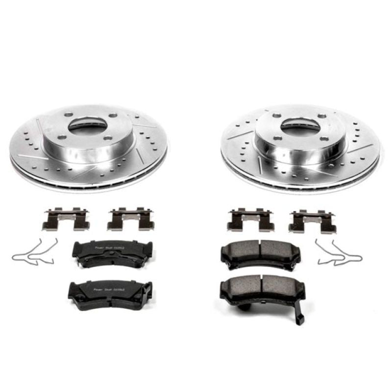 PSB Z23 Evolution Kit - Power Stop 95-98 Nissan 200SX Front Z23 Evolution Sport Brake Kit