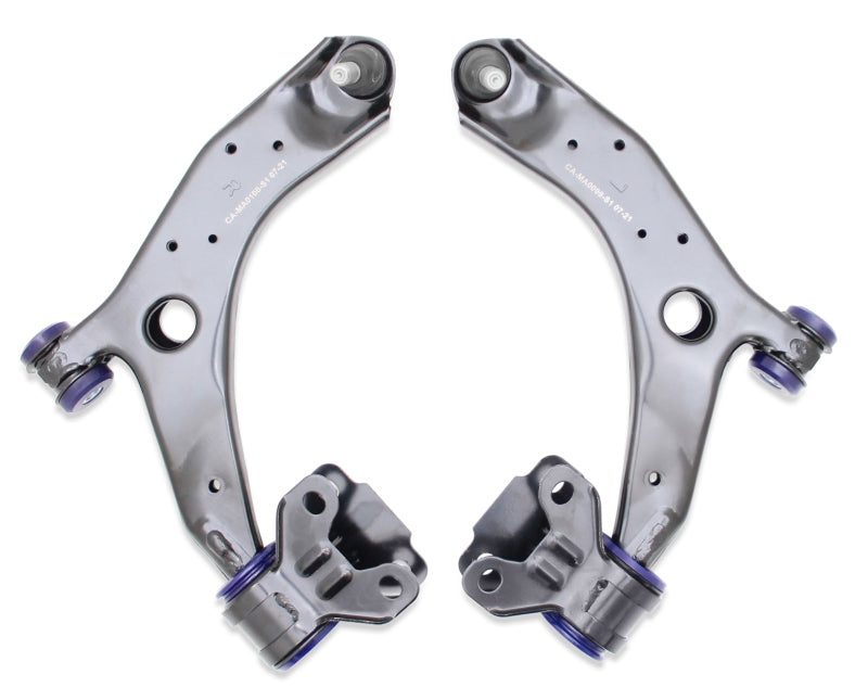 SPR Control Arms - Front - SuperPro 10-14 Mazda3 Front Lower Control Arm Set W/ Sp Bushings
