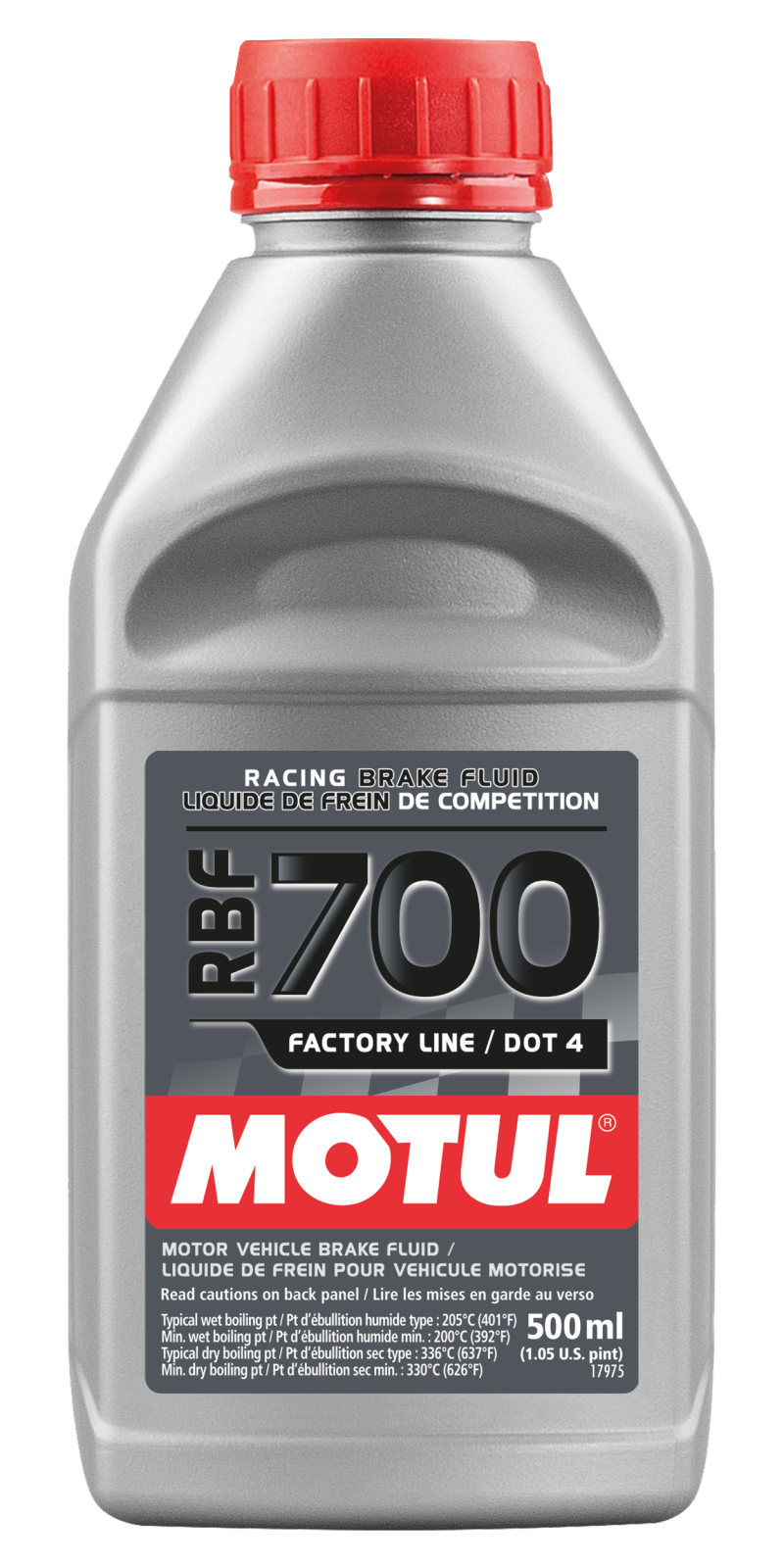 MOT Brake Fluid - RBF Fluid - Motul 1/2L Brake Fluid RBF 700 - Racing DOT 4