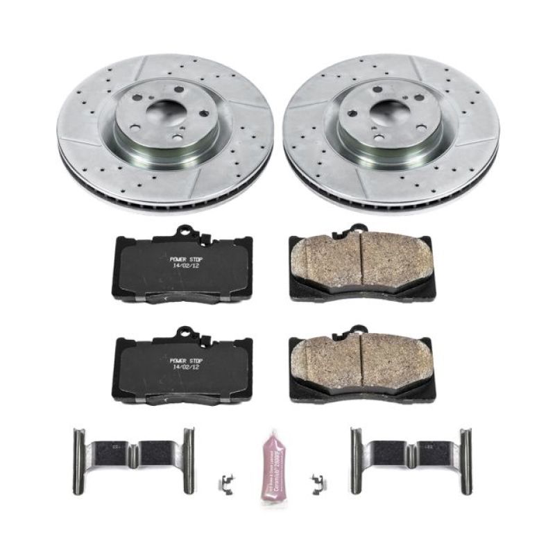 PSB Z23 Evolution Kit - Power Stop 16-17 Lexus GS200t Front Z23 Evolution Sport Brake Kit