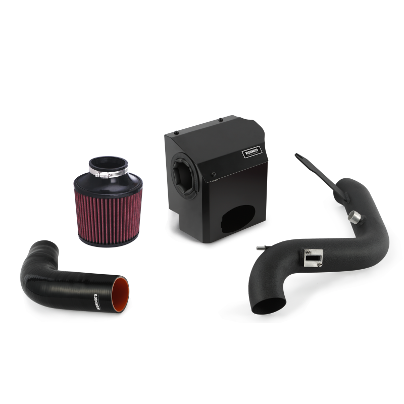 MM Air Intakes - Mishimoto 14-15 Ford Fiesta ST 1.6L Performance Air Intake Kit - Wrinkle Black