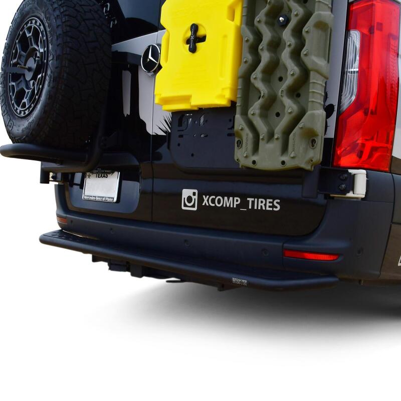 WES Nerf Bars - Outlaw - Westin 07-25 Mercedes-Benz Sprinter Outlaw Rear Step - Textured Black