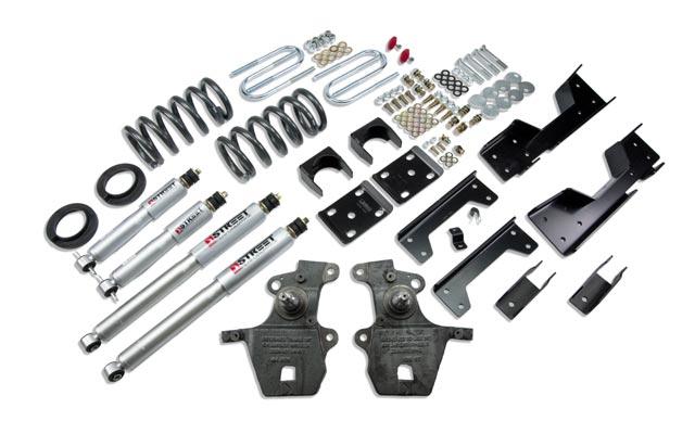 BT Lower Kit w SP Shocks - Belltech LOWERING KIT WITH SP SHOCKS