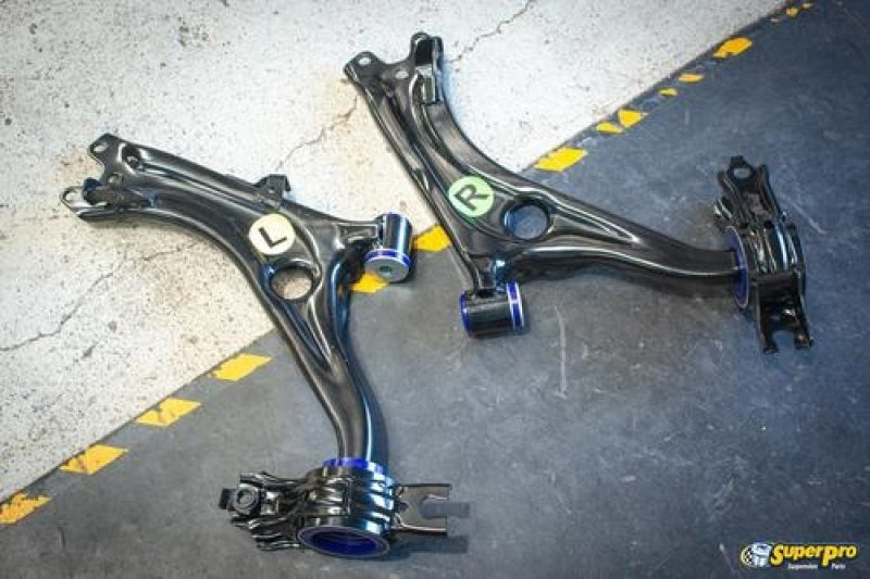 SPR Control Arms - Front - SuperPro 2016 Honda Civic EX Front Lower Control Arm Set w/ Bushings