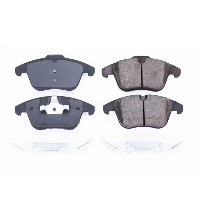 PSB Z17 Evolution Brake Pads - Power Stop 06-08 Jaguar S-Type Front Z17 Evolution Ceramic Brake Pads w/Hardware