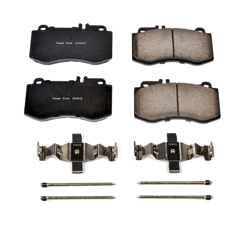 PSB Z17 Evolution Brake Pads - Power Stop 10-16 Mercedes-Benz E350 Front Z17 Evolution Ceramic Brake Pads w/Hardware