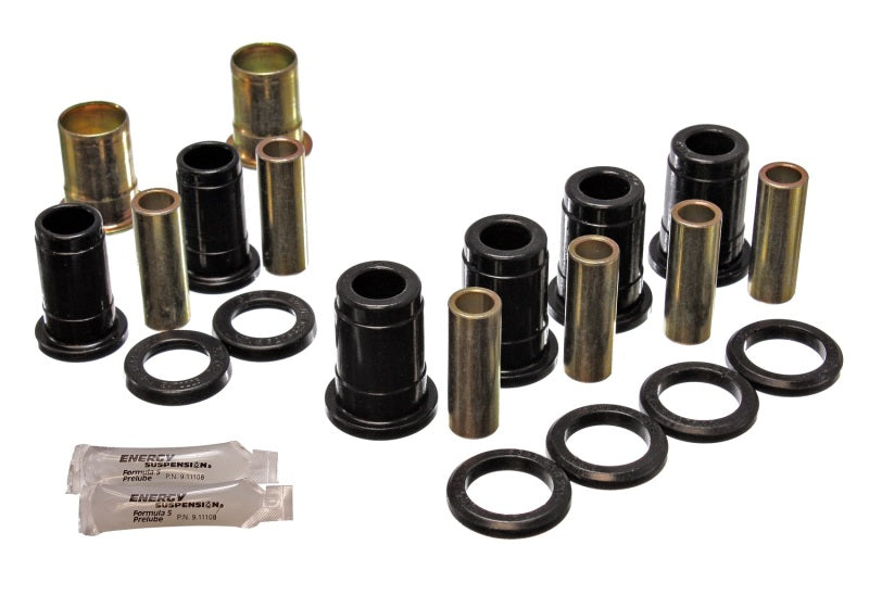 ES Cntrl Arm Bushings - Black - Energy Suspension 59-64 Bel Air/Impala / 64 El Camino (w/ Single U/A) Black Rear C/A Bushing Set