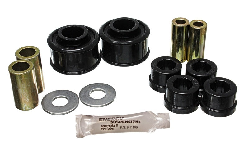ES Cntrl Arm Bushings - Black - Energy Suspension Subaru Crosstrek/Forester/Impreza/Legacy/WRX Black Front Control Arm Bushing Set