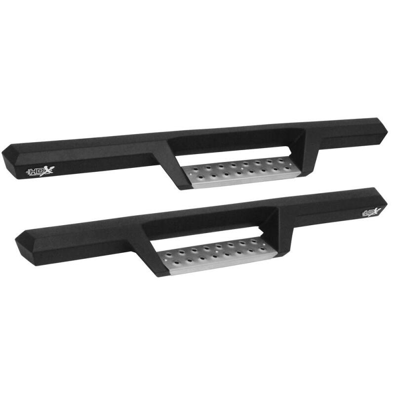 WES Nerf Bars - HDX Drop - Westin 07-18 Jeep Wrangler JK 2dr. HDX Stainless Drop Nerf Step Bars - Tex. Blk