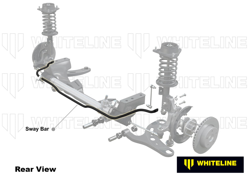 WL Sway Bars - Front - Whiteline 06-11 Honda Civic FD2 Type R BHF77Z Front Sway Bar (27mm)