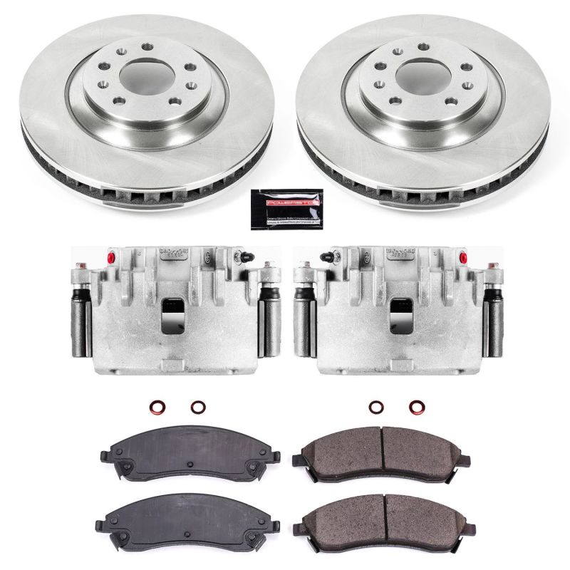 PSB Autospecialty Caliper - Power Stop 04-05 Pontiac Bonneville Front Autospecialty Kit w/Cals
