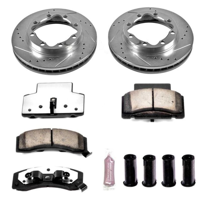 PSB Z36 Truck & Tow Kit - Power Stop 90-00 Chevrolet K3500 Front Z36 Truck & Tow Brake Kit