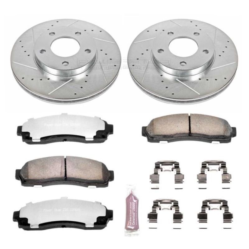 PSB Z36 Truck & Tow Kit - Power Stop 01-07 Ford Escape Front Z36 Truck & Tow Brake Kit
