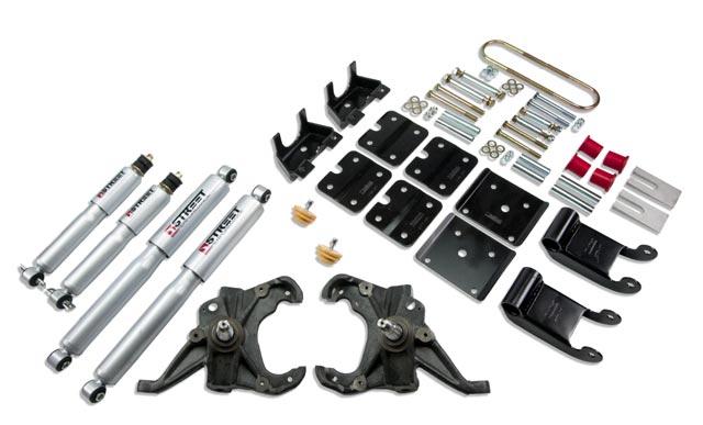 BT Lower Kit w SP Shocks - Belltech LOWERING KIT WITH SP SHOCKS