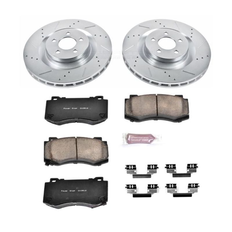 PSB Z23 Evolution Kit - Power Stop 05-10 Chrysler 300 Front Z23 Evolution Sport Brake Kit