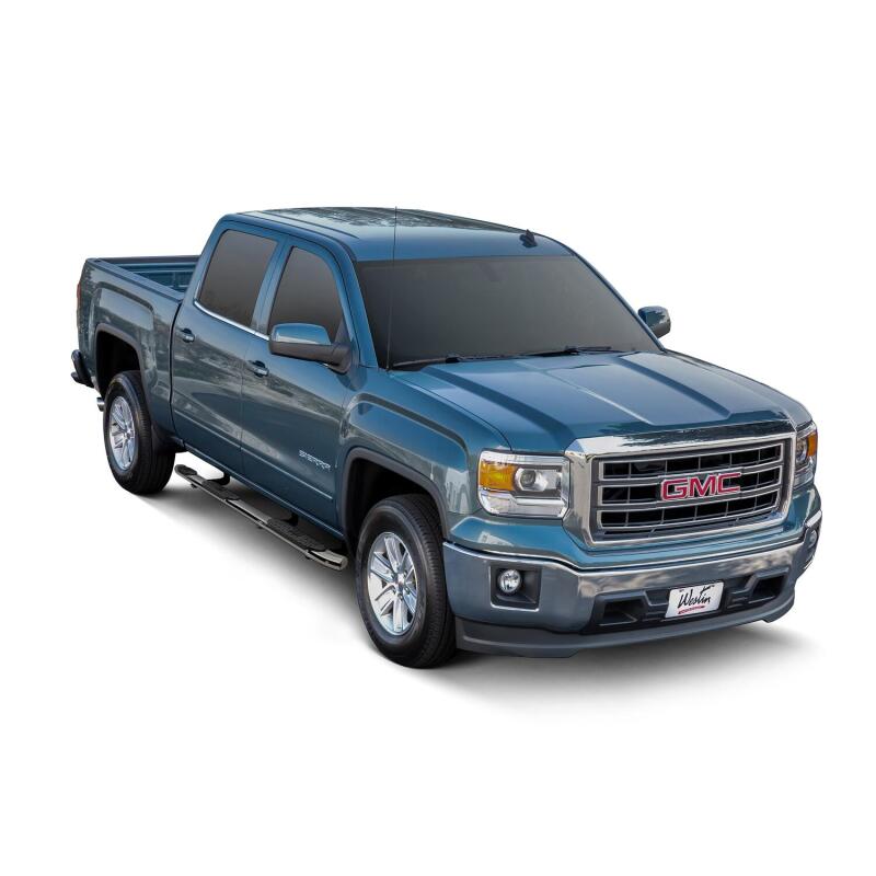 WES Nerf Bars - PRO TRAXX 5 - Westin 07-18 Chevy Silv 1500 Crew (5.5ft) Excl 2007 Classic PRO TRAXX 5 WTW Oval Nerf Step Bars - SS