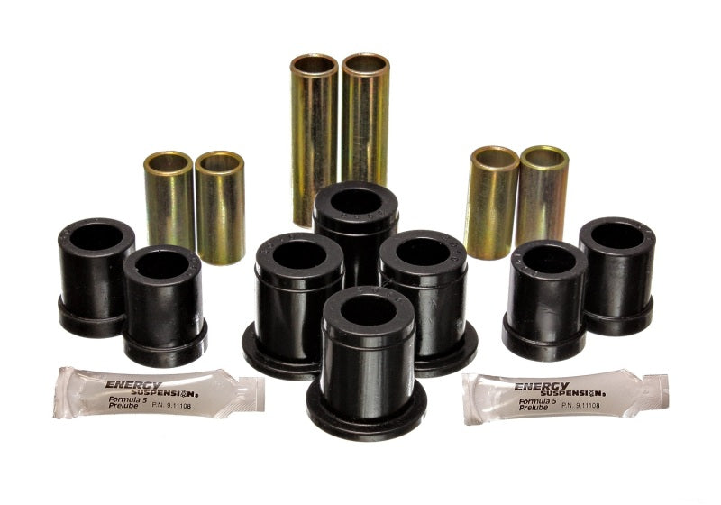 ES Cntrl Arm Bushings - Black - Energy Suspension 1980-86 Nissan 720 Truck 2WD/4WD Black Front Control Arm Bushing Set