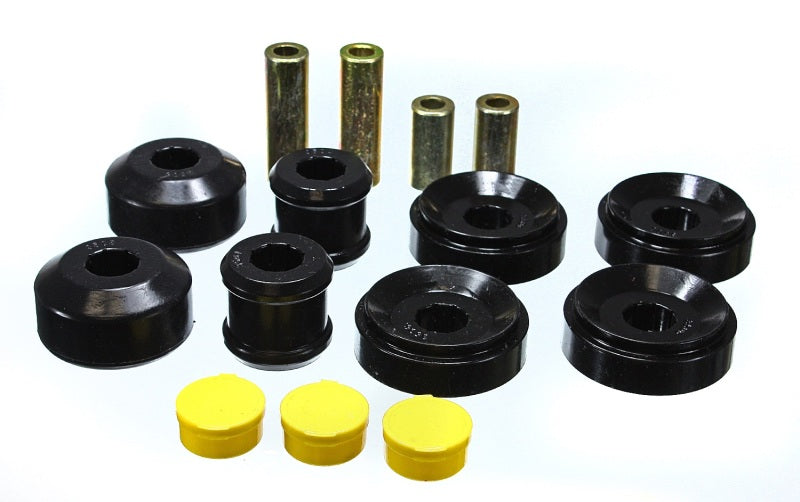 ES Cntrl Arm Bushings - Black - Energy Suspension 10 Chevy Camaro Black Front End Control Arm Bushing Set