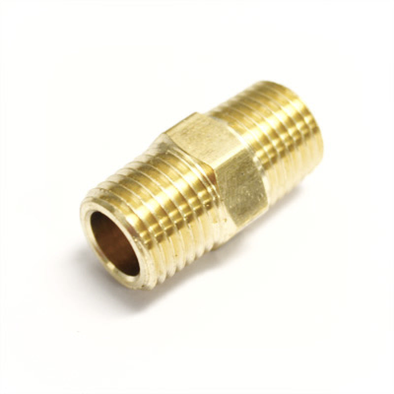 RID Airline Fittings - Ridetech Airline Fitting Nipple 1/4in NPT x 1in Long w/ Hex