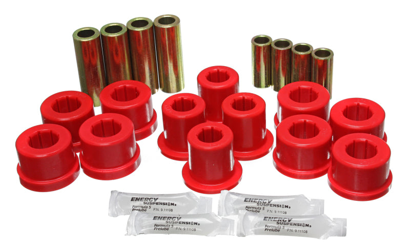 ES Cntrl Arm Bushings - Red - Energy Suspension 87-92 Toyota Supra Red Front Control Arm Bushing Set