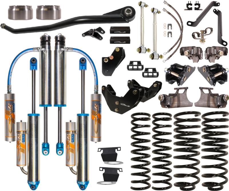 CLI Shock Absorbers - Carli 14-18 Ram 2500 Gas Dominator 3.0 Shock Set 3.25in Lift