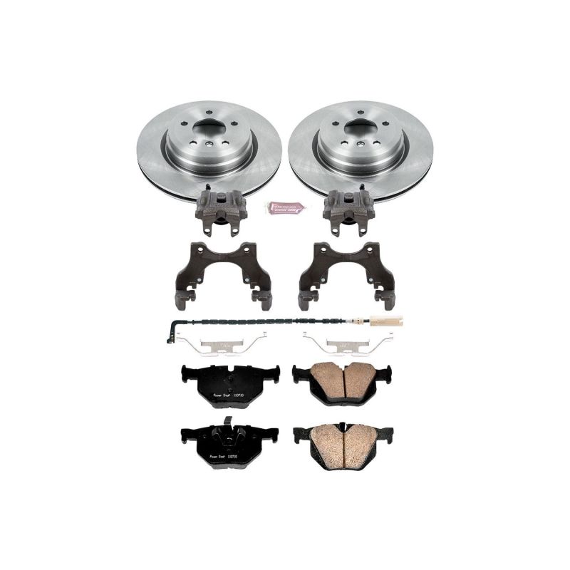 PSB Autospecialty Kit w/Cals - Power Stop 2006 BMW 330i Rear Autospecialty Brake Kit w/Calipers