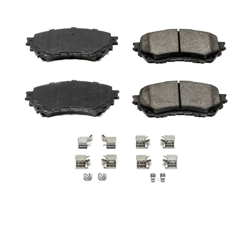 PSB Z17 Evolution Brake Pads - Power Stop 14-19 Mazda 6 Front Z17 Evolution Ceramic Brake Pads w/Hardware