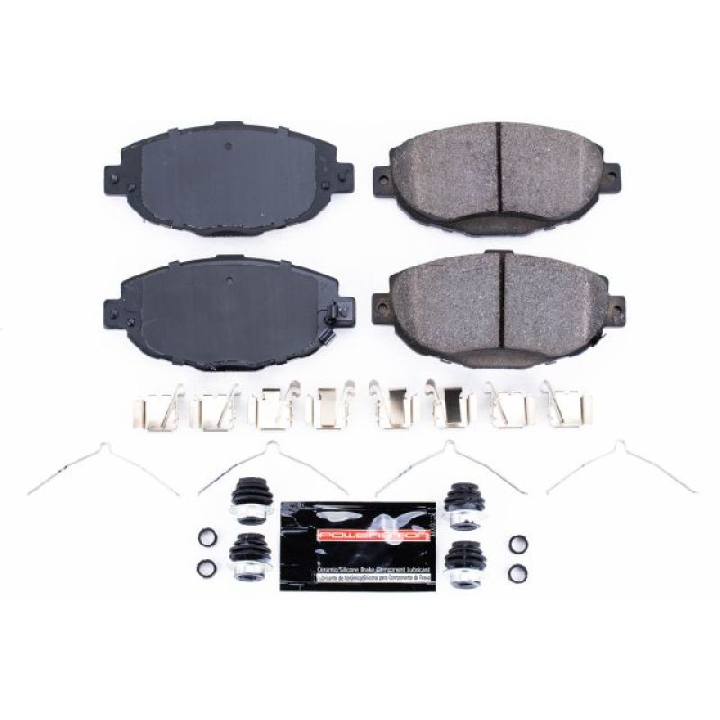 PSB Z23 Evolution Brake Pads - Power Stop 99-00 Lexus SC300 Front Z23 Evolution Sport Brake Pads w/Hardware
