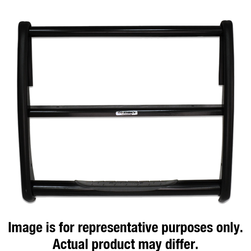 GOR Step Guard - 3000 - Black - Go Rhino 07-14 Ford Expedition 3000 Series StepGuard - Black (Center Grille Guard Only)