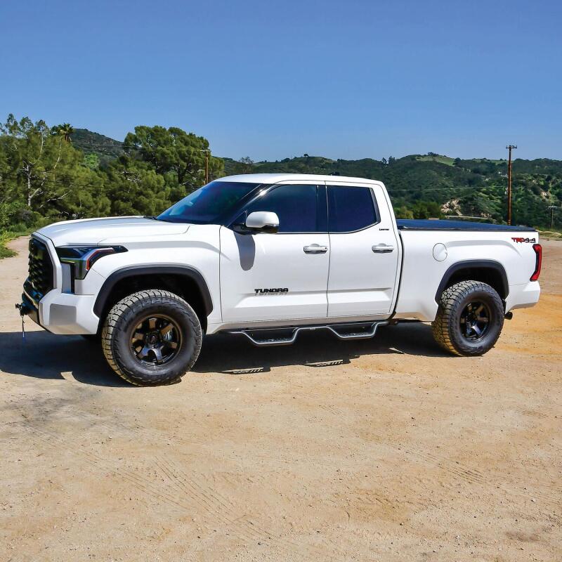 WES Nerf Bars - Outlaw - Westin 2022+ Toyota Tundra Double Cab Outlaw Nerf Step Bars - Textured Black