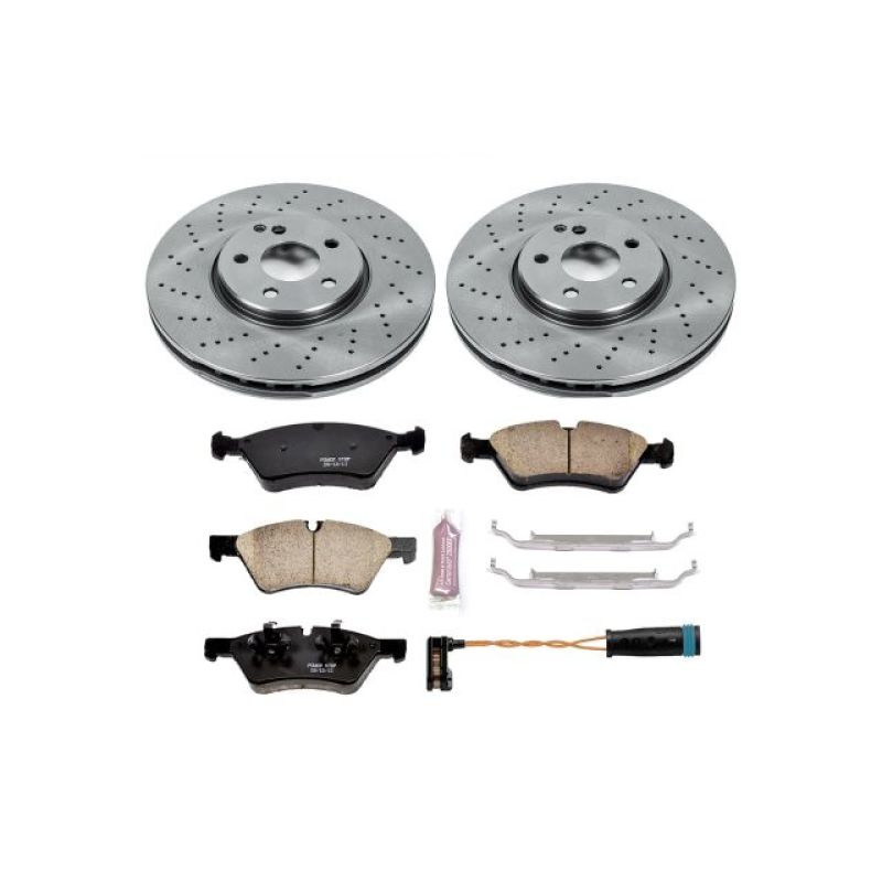 PSB Autospecialty Kit - Power Stop 07-09 Mercedes-Benz E350 Front Autospecialty Brake Kit