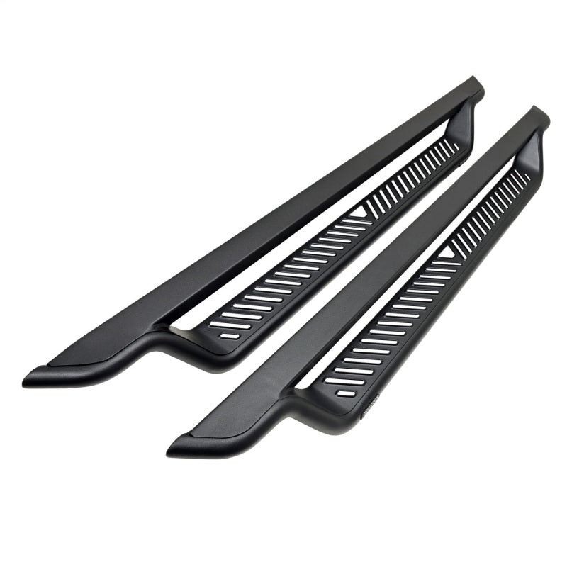 WES Running Boards - Outlaw - Westin 07-21 Toyota Tundra Double Cab Outlaw Drop Running Boards - Tex. Blk