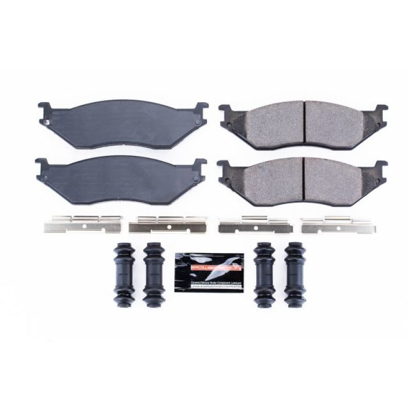 PSB Z23 Evolution Brake Pads - Power Stop 2002 Ford E-550 Super Duty Front or Rear Z23 Evolution Sport Brake Pads w/Hardware
