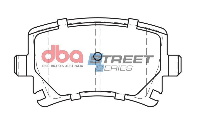 DBA Street Series Brake Pads - DBA 06-09 Audi A3 FWD Street Series Rear Brake Pads