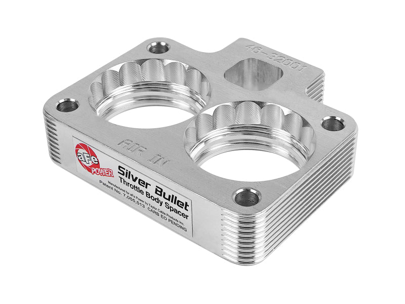 AFE Silver Bullet TBS CARB Approved - aFe Silver Bullet Throttle Body Spacers TBS Dodge Trucks 94-01 V8-5.2/5.9L