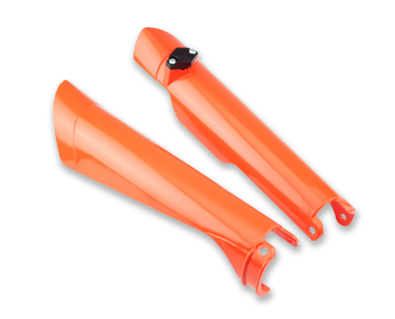 CYC Fork Covers - Cycra 01-15 KTM 125-625 SX/XC/SX-F/XC-F/XC-W/XCF-W/EXC-F/MXC-G/XC-G/SXC Performance Fork Guard- Org