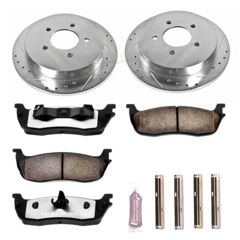 PSB Z36 Truck & Tow Kit - Power Stop 00-02 Ford Expedition Rear Z36 Truck & Tow Brake Kit