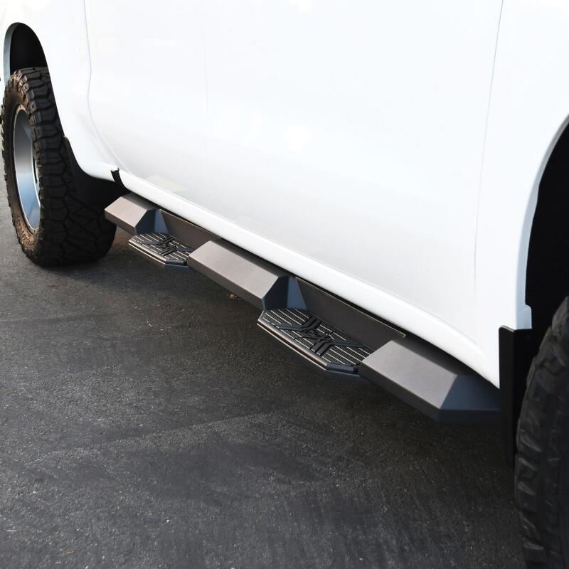 WES Nerf Bars - HDX Xtreme - Westin 2019 Chevrolet Silverado/Sierra 1500 Crew Cab Xtreme Nerf Step Bars - Textured Black