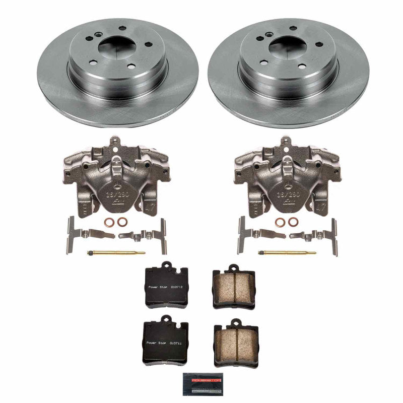PSB Autospecialty Kit w/Cals - Power Stop 03-05 Mercedes-Benz C240 Rear Autospecialty Brake Kit w/Calipers
