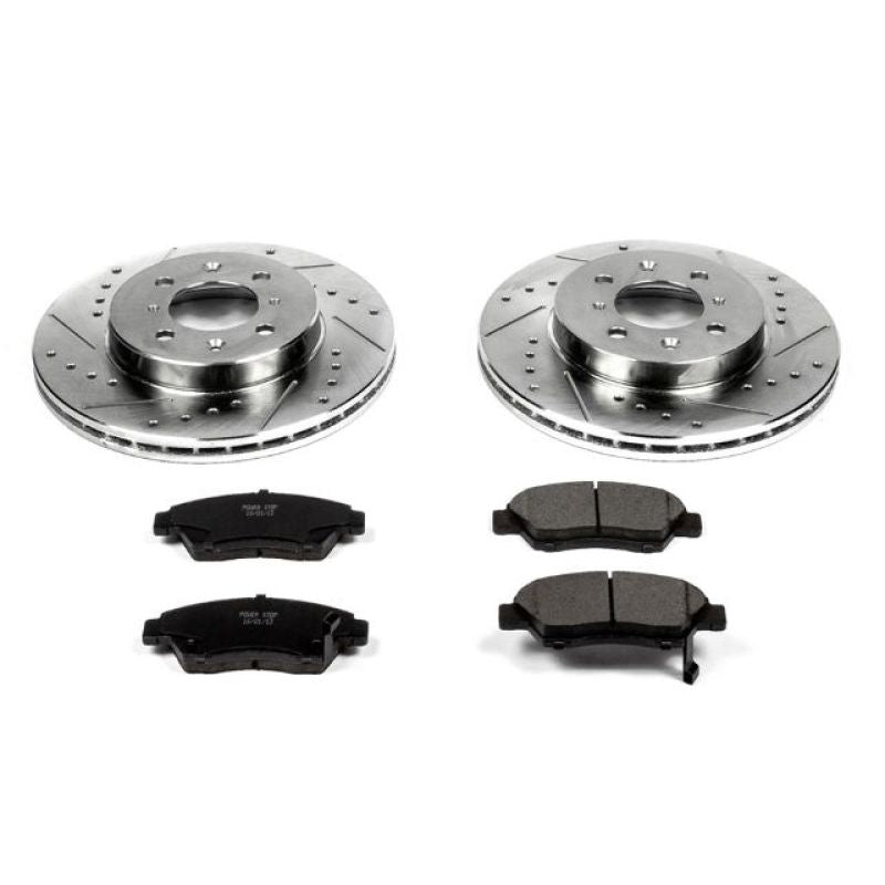 PSB Z23 Evolution Kit - Power Stop 03-05 Honda Civic Front Z23 Evolution Sport Brake Kit