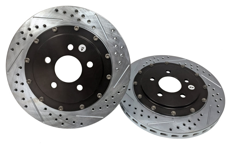 BAE Eradispeed Rotors - Baer Brakes 94-04 Ford Mustang Cobra Eradispeed+ Front SDZ 2-Piece Performance Brake Rotors