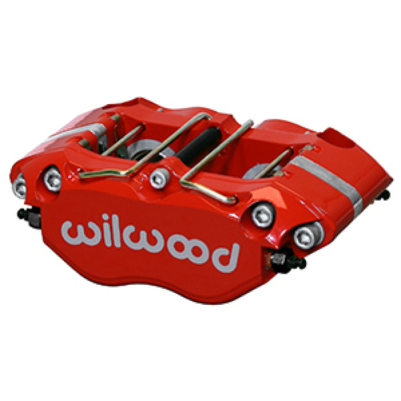 WIL Dynapro Caliper - Wilwood Caliper - Narrow Dynapro 4.75in Mount 1.12/1.12in Pistons .81in Disc - Red