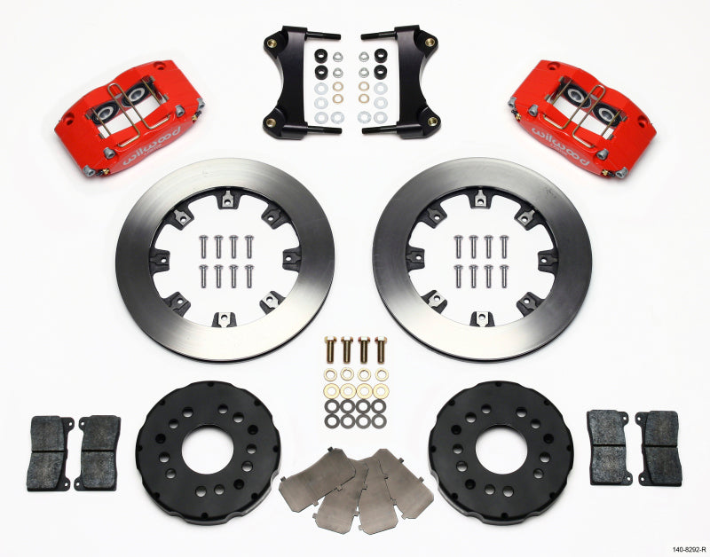 WIL Dynapro Brake Kit - Wilwood Dynapro Radial Front Kit 12.19in Red 95-99 Mitsubishi Eclipse (*Line Kit Needed*)