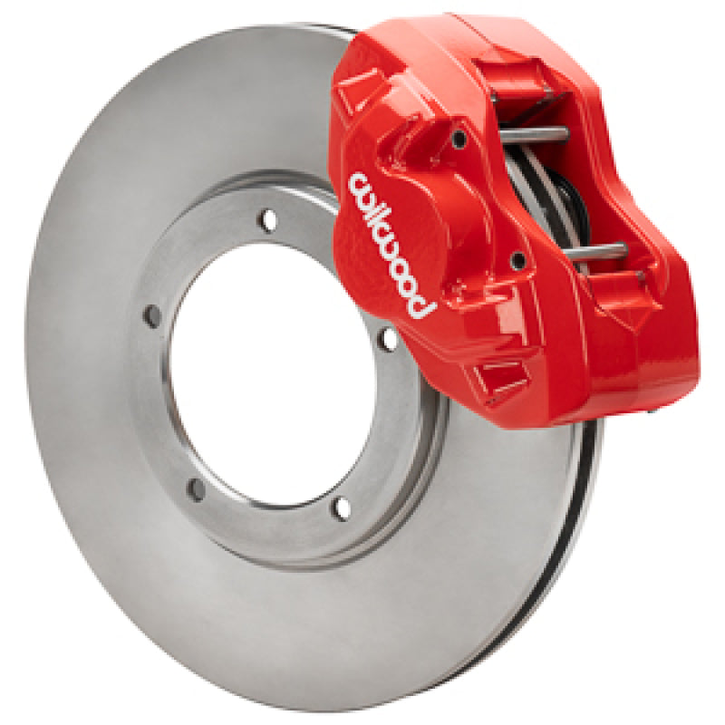 D45 Brake Kits - Wilwood 75-83 Porsche 911 D45 11.10in. Front Brake Kit w/ Flex Lines - Red
